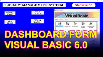 How to create Visual basic dashboard form. VB6.0 #VisualBasic6
