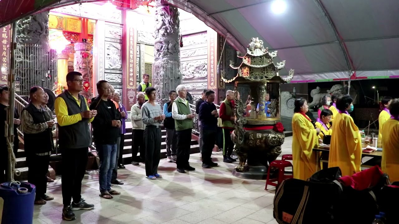 115年02月24日二崙鄉永定村〔后儀宮〕舉行『拜天公』〈玉皇大帝聖誕〉儀式