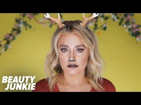 Easy Deer Makeup for Halloween - Beauty Junkie - 동영상