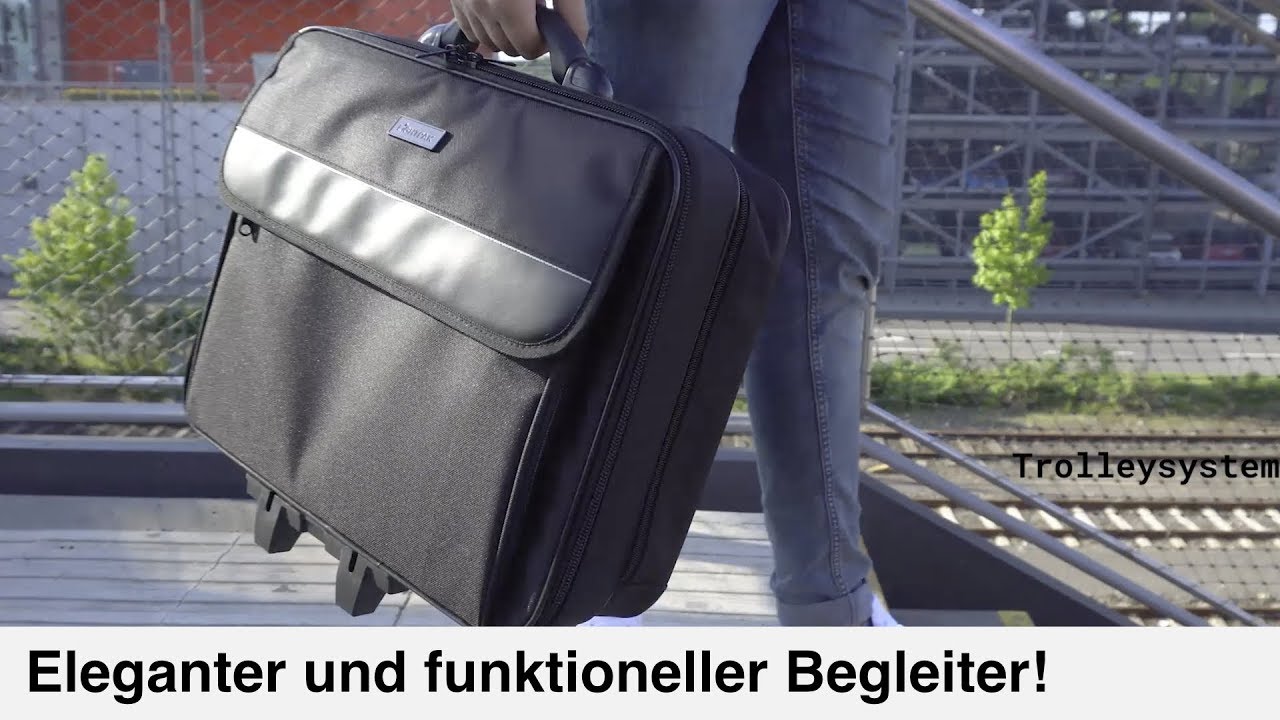 LIGHTPAK Laptop-Trolley TREVISO Kunstfaser schwarz | office discount | Business-Trolleys