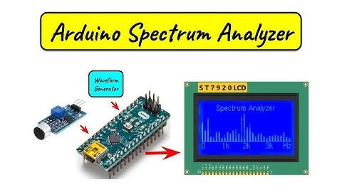 Arduino Spectrum Analyzer using ST9720 LCD