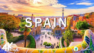Испания 4K - самые удивительные места Испании - живописный релаксационный фильм