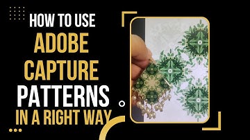 Right way to use Adobe capture Patterns | Textile Design Hacks