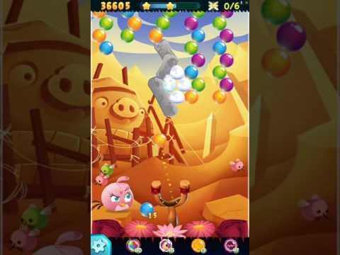 Angry Birds Stella Pop Level-1990 Non PowerUp Walkthrough For Android & iOS