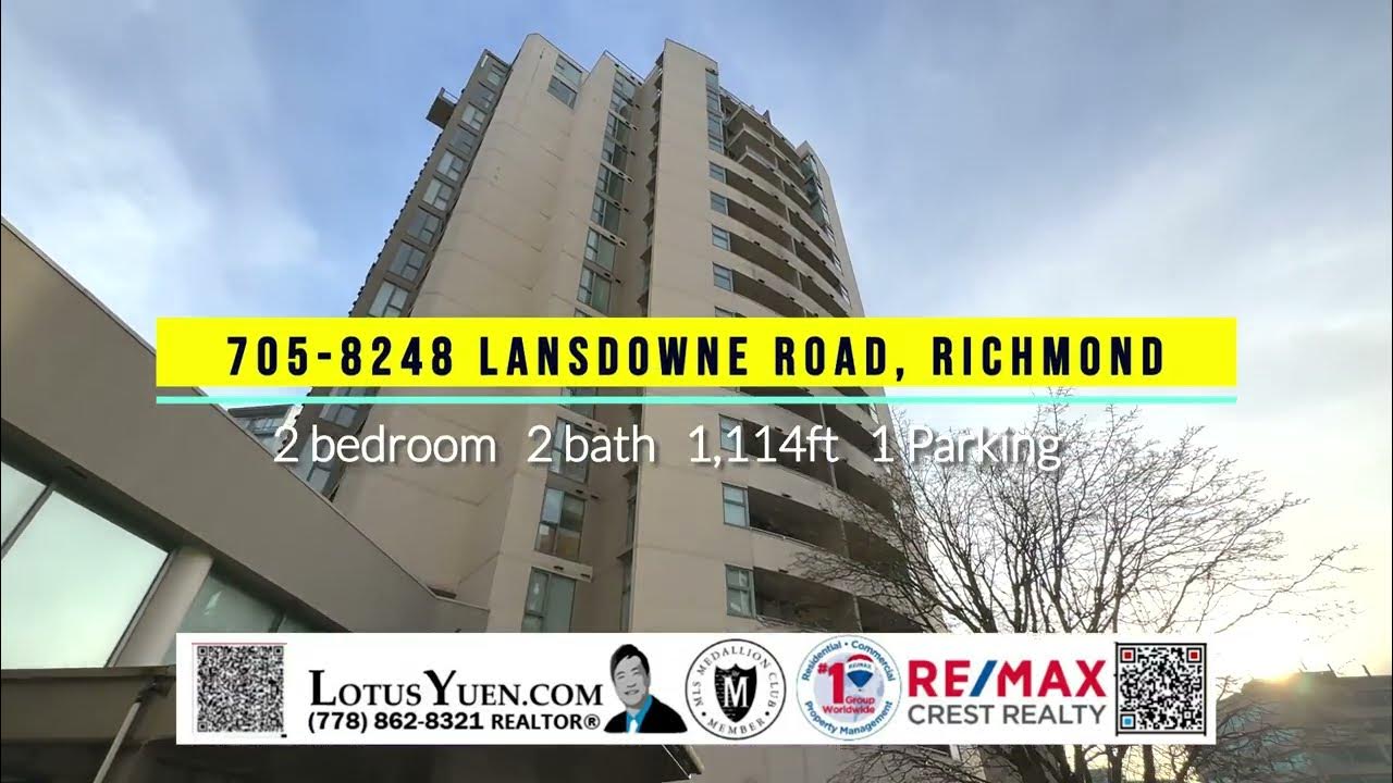 705 8248 Lansdowne Road Richmond Lansdowne High Rise Condo for Sale