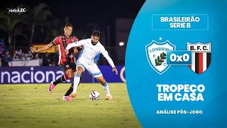 TROPEÇO EM CASA! ANÁLISE RÁDIO LEC: LONDRINA 0X0 BOTAFOGO-SP | BRASILEIRÃO SÉRIE B 2026
