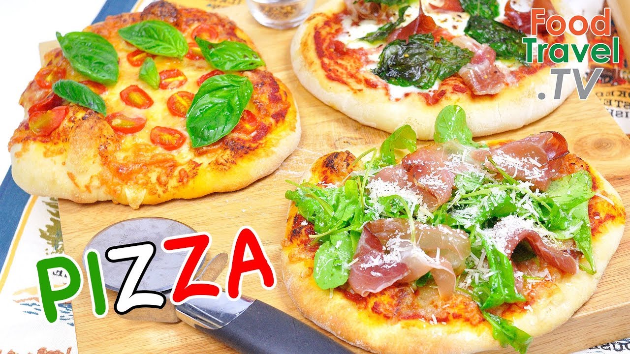 พิซซ่า วิธีทำแป้งพิซซ่า โฮมเมคพิซซ่า Pizza | FoodTravel ทำพิซซ่า