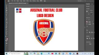 ARSENAL FC LOGO DESIGN: አርሰናል እግር ኳስ ክለብ ሎጎ አሰራር;  How to make Arsenal Football Club Logo design