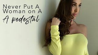 Never Put A Women On A Pedestal Red & Green Flags