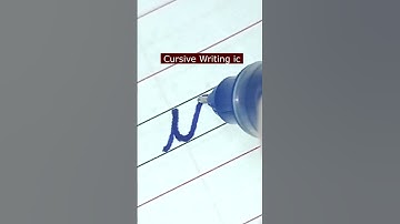 How to write small letter ic | Cursive writing a to z #cursivewriting #handwriting  #shorts