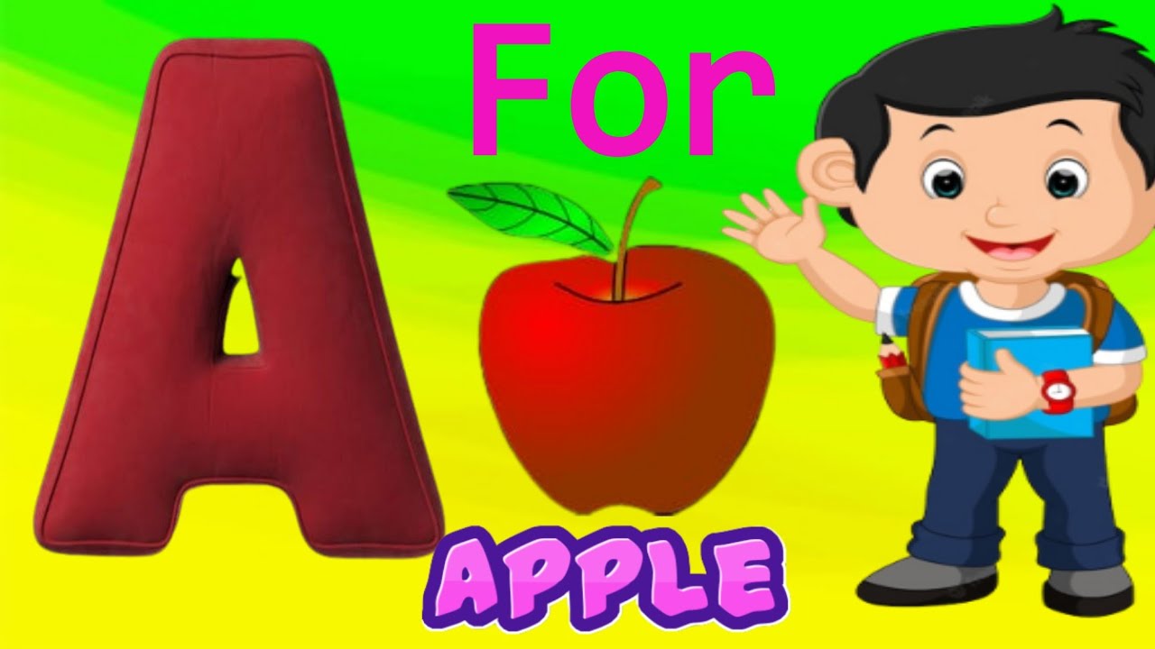 Phonic song for toddlers A for Apple 🍎phonics sound of Alphabet A to