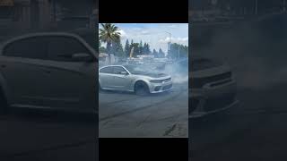 Red Eye Hellcat Widebody Doing Crazy Donuts!!