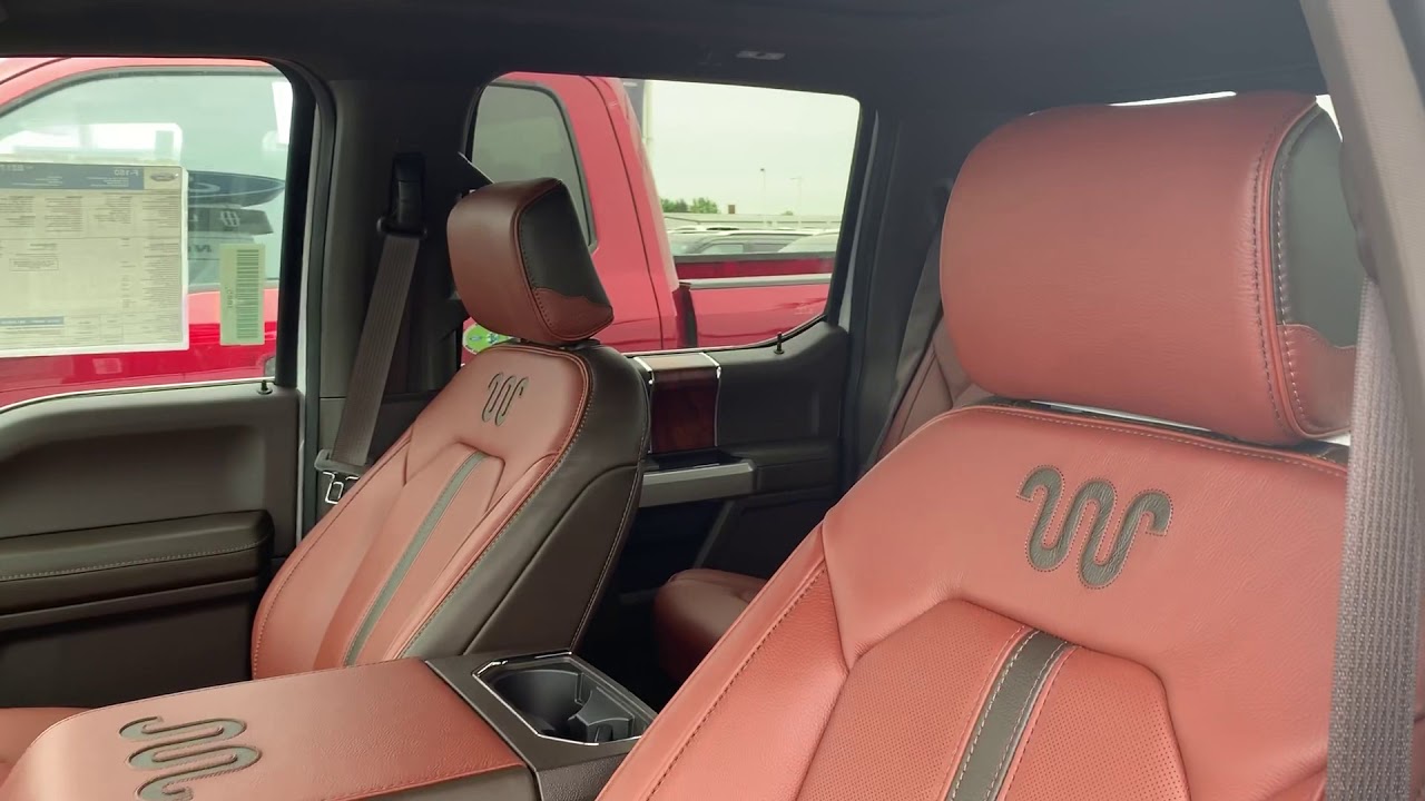 2019 Ford F 150 King Ranch Java Leather Interior
