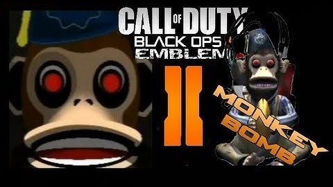 Black Ops 2 Emblem - Zombies Monkey Bomb -  COD Tutorial 3D