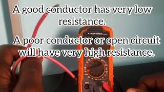 Klein Tools MM300 Multimeter in action | How to do a continuity test with a multimeter.
