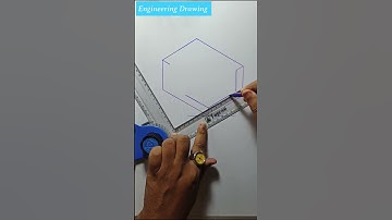 Engineering Drawing Isometric View using Drafter #shorts #engineeringdrawing #drawing #3d