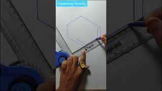 Engineering Drawing Isometric View using Drafter #shorts #engineeringdrawing #drawing #3d