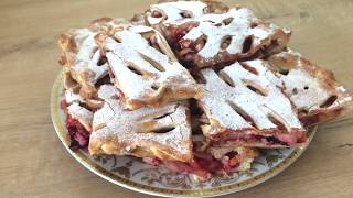 #ПИРОГ С ЯБЛОКАМИ ИЗ СЛОЕНОГО ТЕСТА | #Apfelkuchen aus Blätterteig