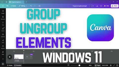 How to Group & Ungroup Elements in Canva | Align, Edit & Move Objects Faster (2025 Canva Tutorial)