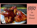 How to Make Baked Barbecued Chicken Wings! An Easy, Healthy BBQ in Your Oven!