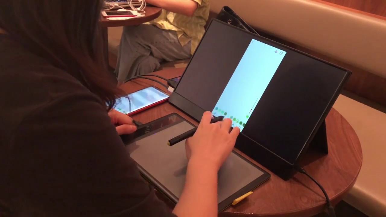 Painted Monitor Portable Monitor--Hand painted board - YouTube