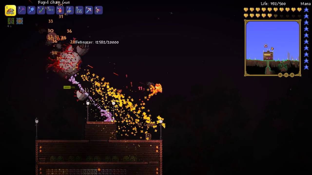 Terraria 1 Mechanical eye ) YouTube