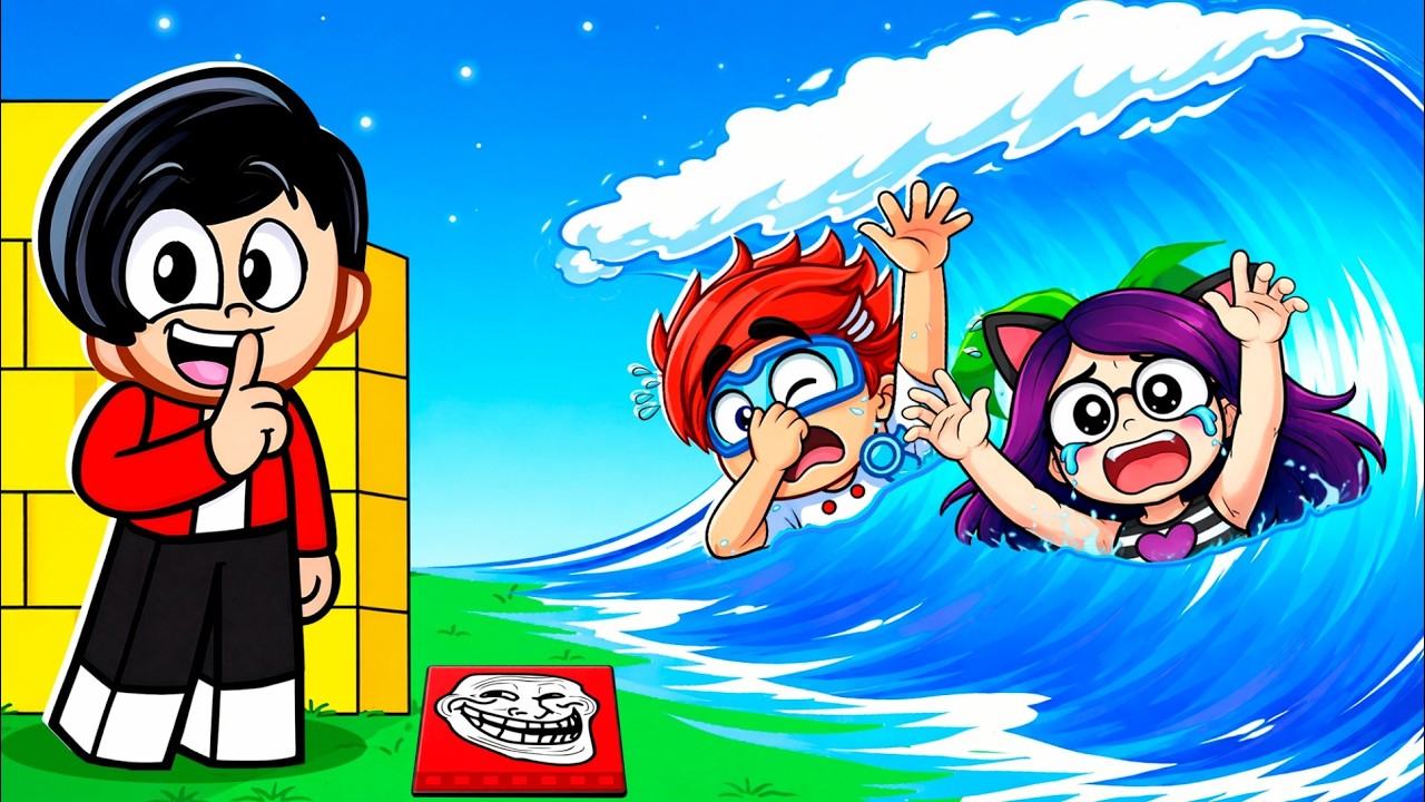 TROLLEO a MI FAMILIA en CONSTRUYE para SOBREVIVIR en ROBLOX! | Karim Juega