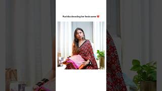 Ruchika decoding her fera's saree ❤#ruchikarathore #trending #shorts #youtubeshorts #viral