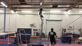 Emily White (2020), Bars 2nd half routine - bail, toe hecht, double layout dismount