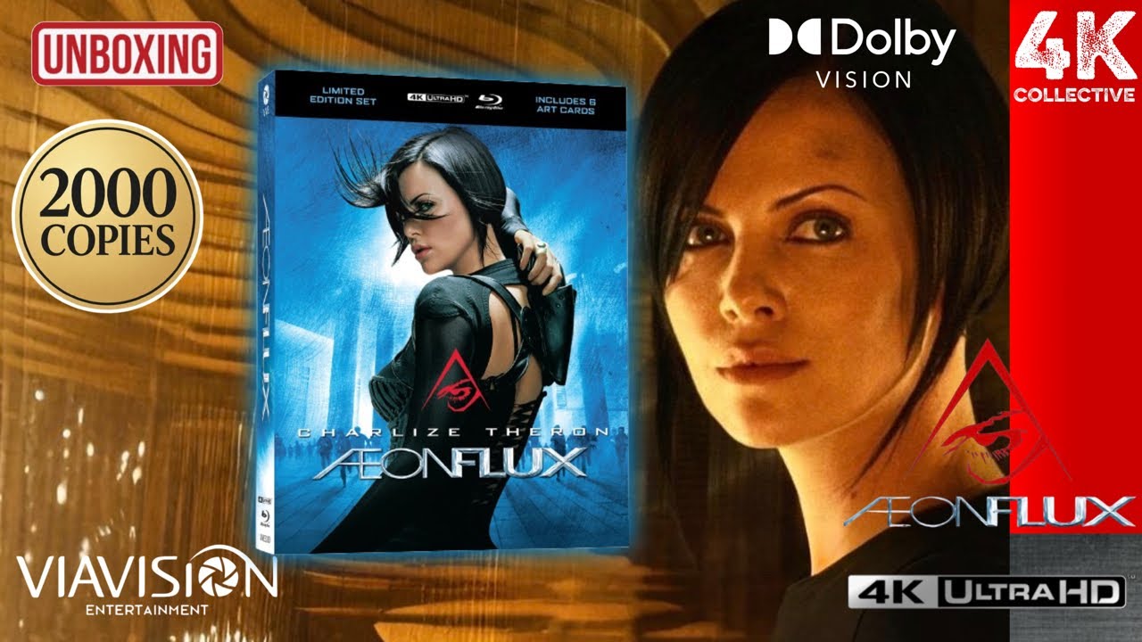 Viavision Aeon Flux ViaVision 4K UltraHD Blu-Ray Lenticular Limited Edition (2000 ...