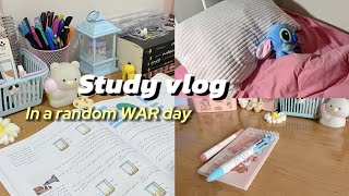 Study Vlog A Random War Day Productive Life In War.