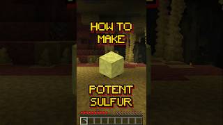 Minecraft: Potent Sulfur | NEW Powerful Sulfur Variant | Recipe 268
