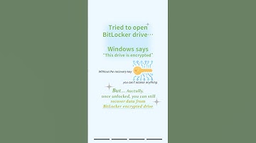 Recover Data from BitLocker Encrypted Drive #recovery