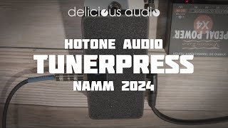 Hotone Audio - Tuner Press
This video was shot at the NAMM 2024 Show for http://Delicious-Audio.com inside our Stompbox Booth at no charge to the manufacturer.
A big Thank You to our sponsors:
BOSS (NexTone Special Amp)
https://www.boss.info/ca/products/nex...
PRS Guitars SE Series Guitar
https://www.prsguitars.com/products/se/
Voodoo Lab (Power Supplier)
http://voodoolab.com/ Hotone Audio - Tuner Press