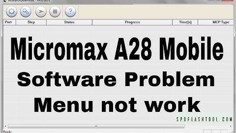 Micromax bolt A28 Flashing Software problem Pattern unlock