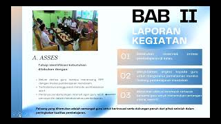 Laporan OJT Pelatihan Pembelajaran Mendalam bagi Kepala Sekolah