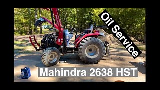 Mahindra 2638 50 hour oil service