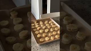 BANANA PEANUT BUTTER BITES ?? easyrecipes dessertrecipe