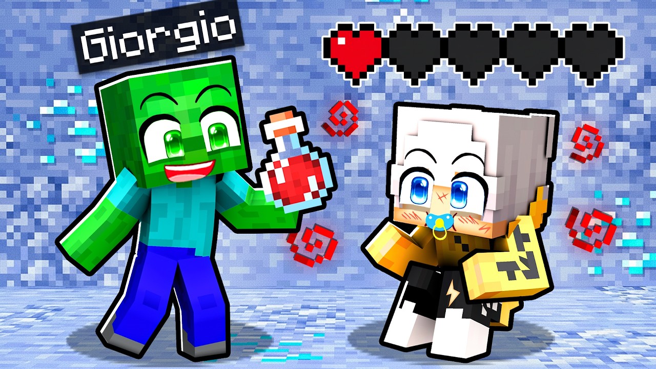 DIVENTO un BABY ZOMBIE in Minecraft