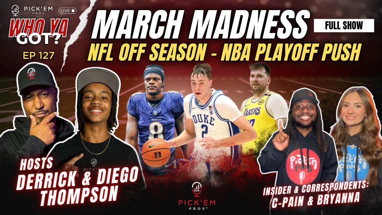 🏀 March Madness Preview, NFL Offseason Moves, NBA Playoff Push 🏈🔥 🏀 March Madness Preview, NFL Offseason Moves, NBA Playoff Push 🏈🔥