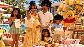 OUR WINNIE THE POOH BABY SHOWER!! *OFFBRAND AND GHETTO??!* Berry Avenue Family Roleplay! 🍯