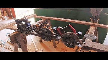 CRAFTSMAN V20 VS KOBALT XTR 7-1/4 SAW COMPARISON (DEWALT FLEXVOLT ALSO FOR FUN)