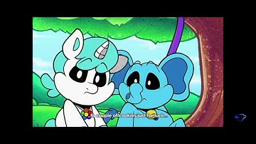 poppy playtime 3 smiling critters Bubba Bubbaphant and CraftyCorn super cute screenshot:3