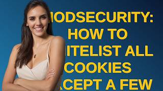 Security: ModSecurity: How to whitelist all cookies EXCEPT a few specific ones?