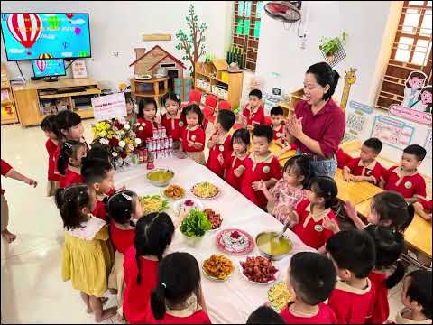 Chào mừng Ngày Phụ nữ Việt Nam 20/10 cùng các bé lớp 4B2 - Trường Mầm non An Hưng
