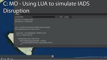 C: MO - Using LUA to simulate IADS disruption