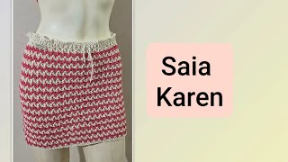 Saia Karen / linda e fácil 