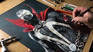 Drawing Spawn | How To Draw Mortal Kombat Characters | Artology