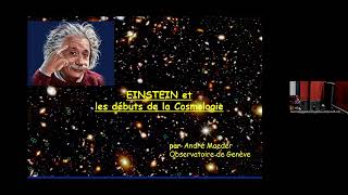 Conférence SVSN Einstein-Cosmologie (André Maeder)