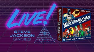 SJGames Live - Steve Jackson's Munchkin Presents Batman game! - YouTube